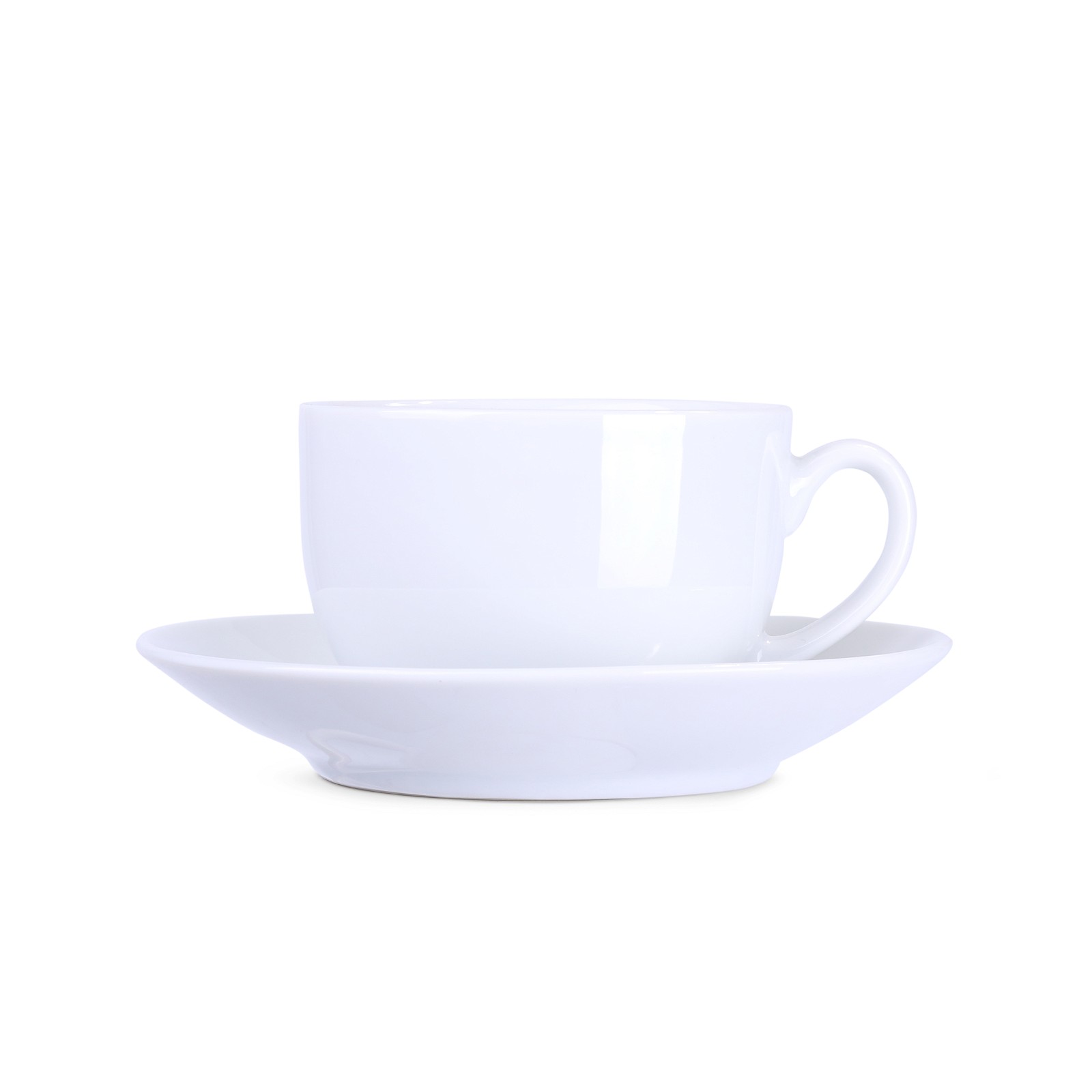 cup with a saucer sonata 220ml with logo