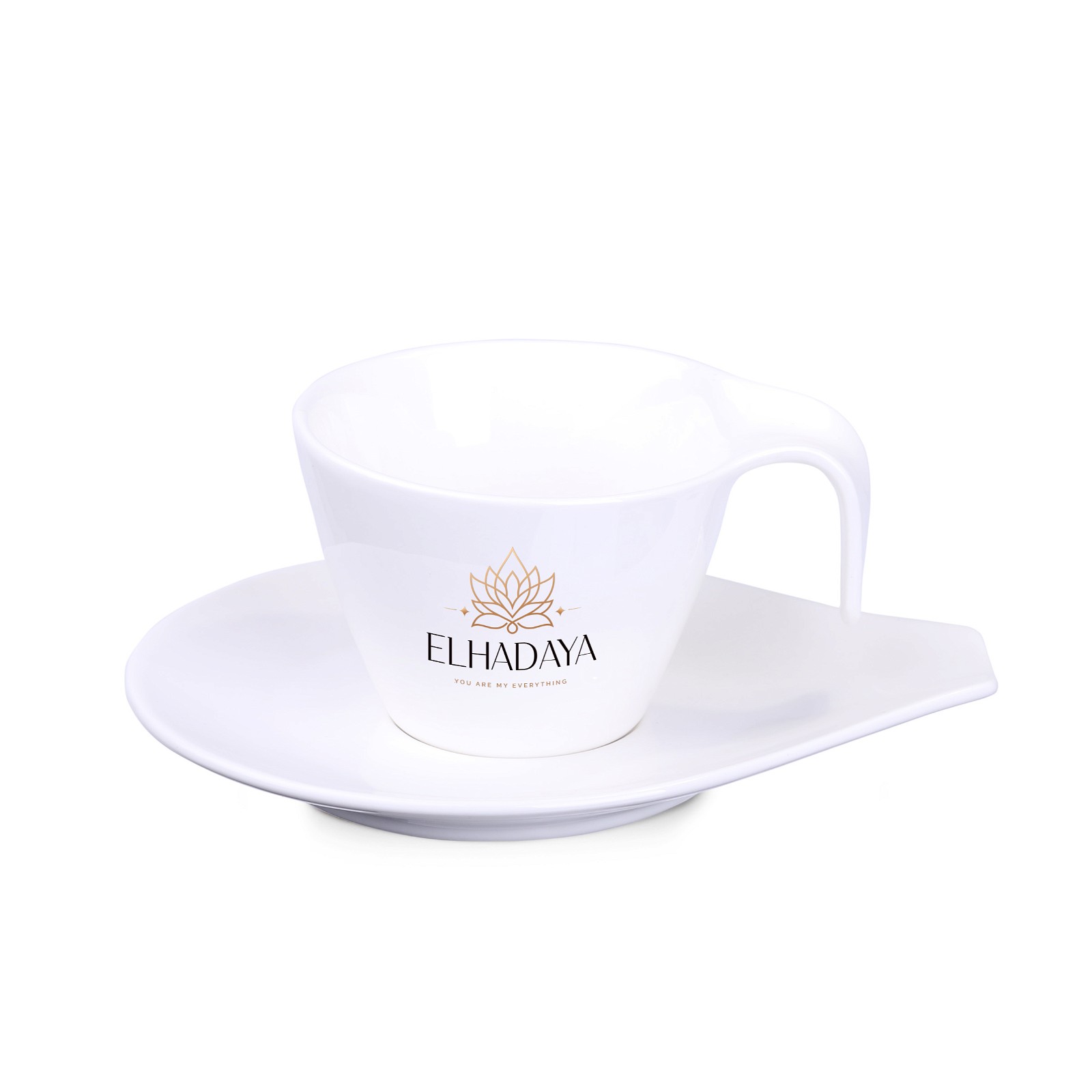 cup with a saucer dream 150ml with logo