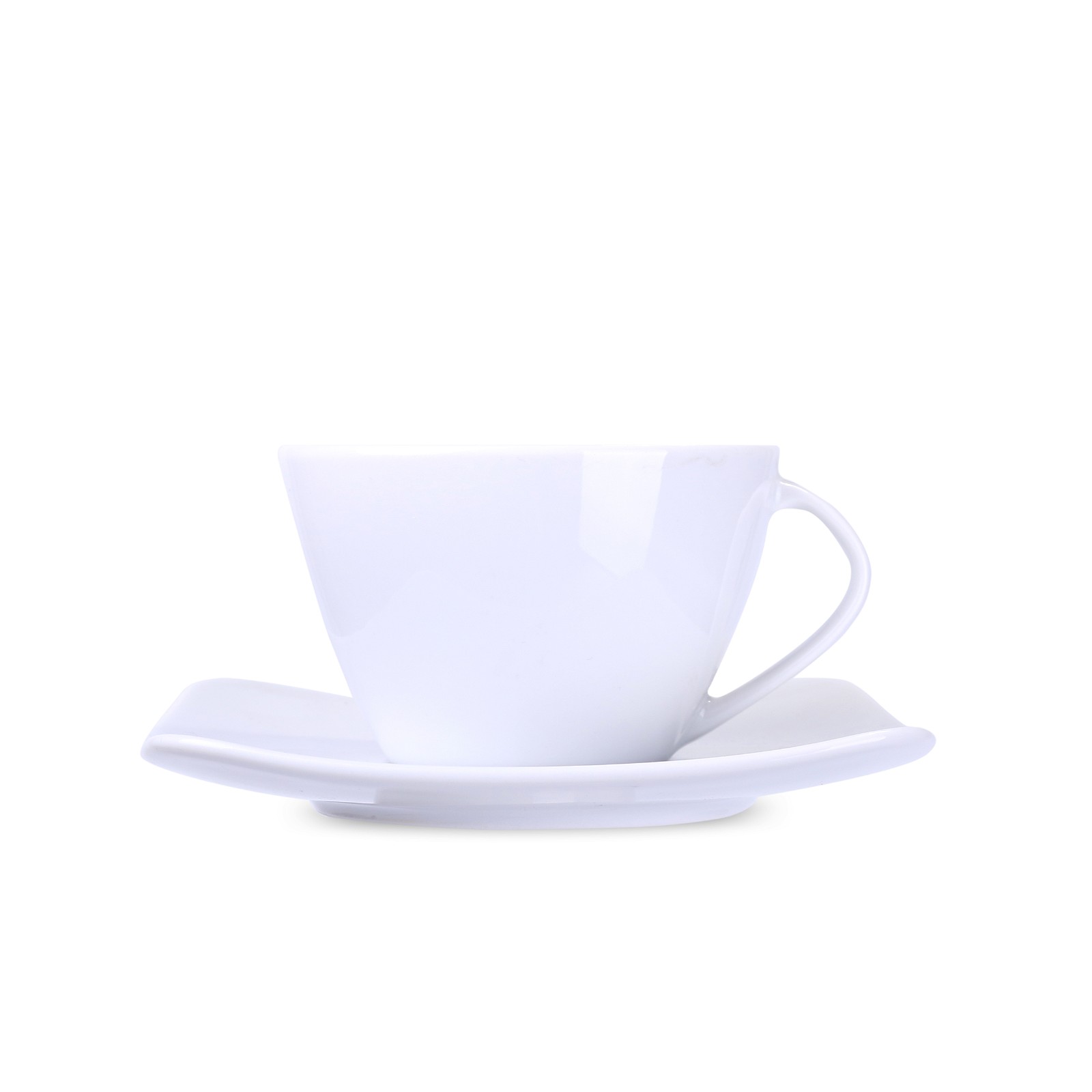 cup with a saucer luna 180ml with logo