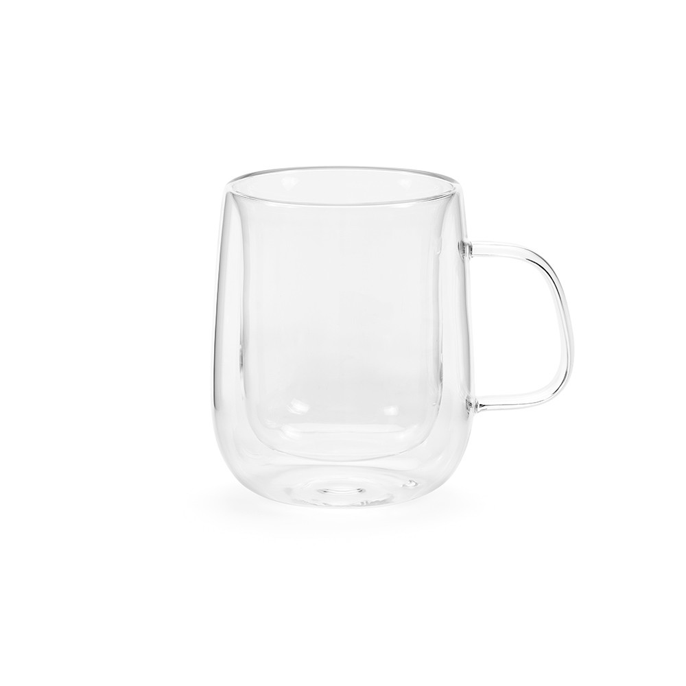 glass mug elbe 450 with logo