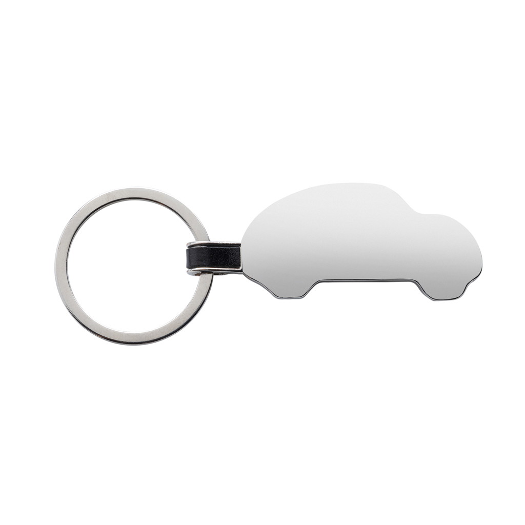 keyring car recycled metal with logo