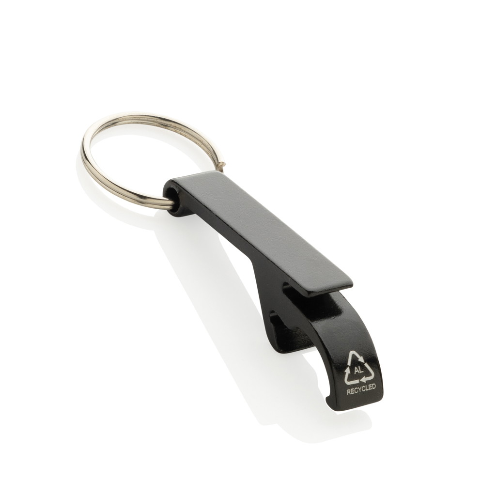 keyring with bottle opener with logo