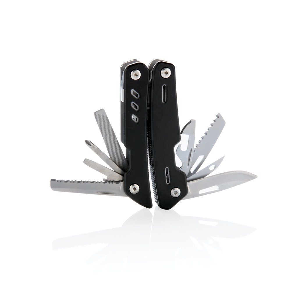 solid multitool with logo