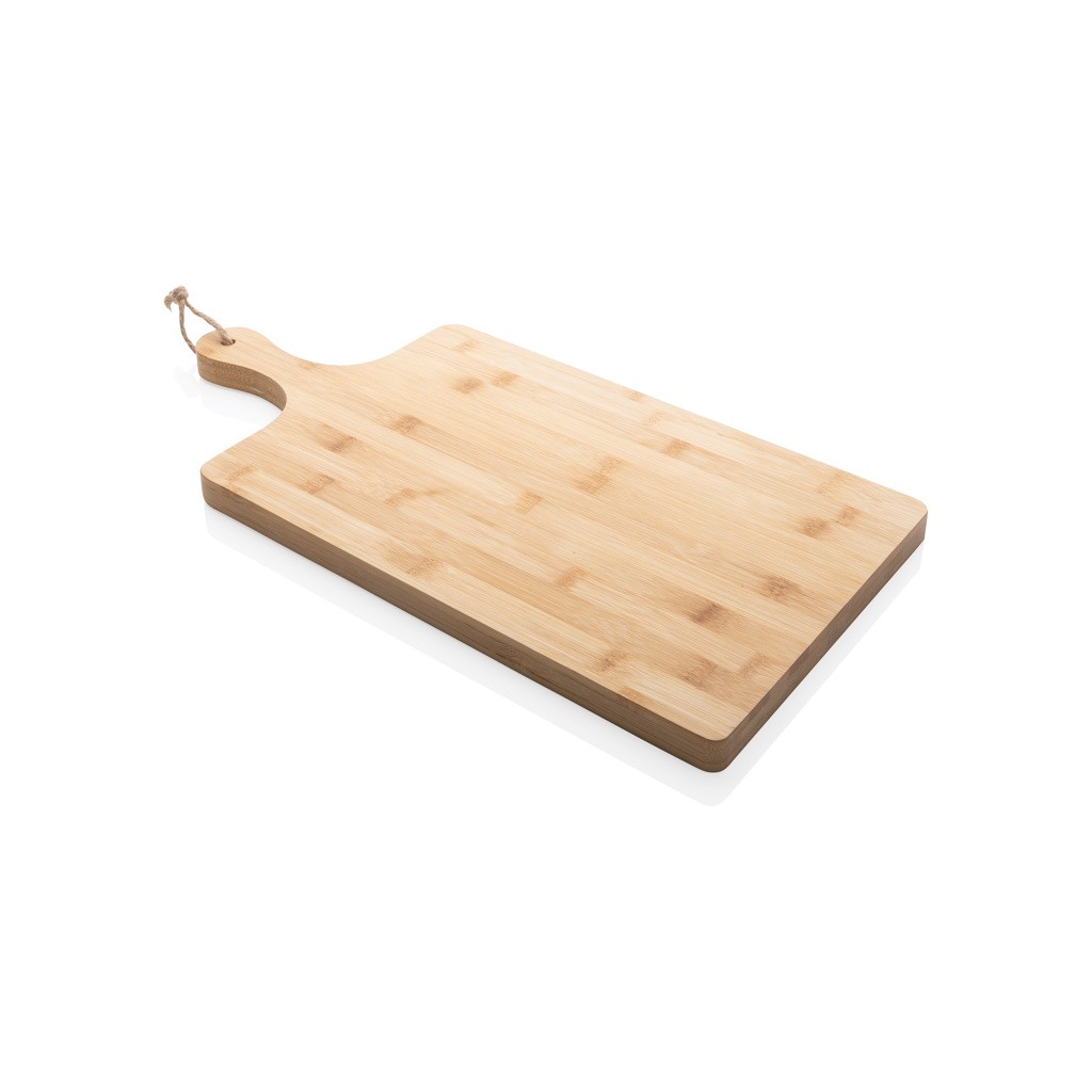 ukiyo bamboo rectangle serving board with logo
