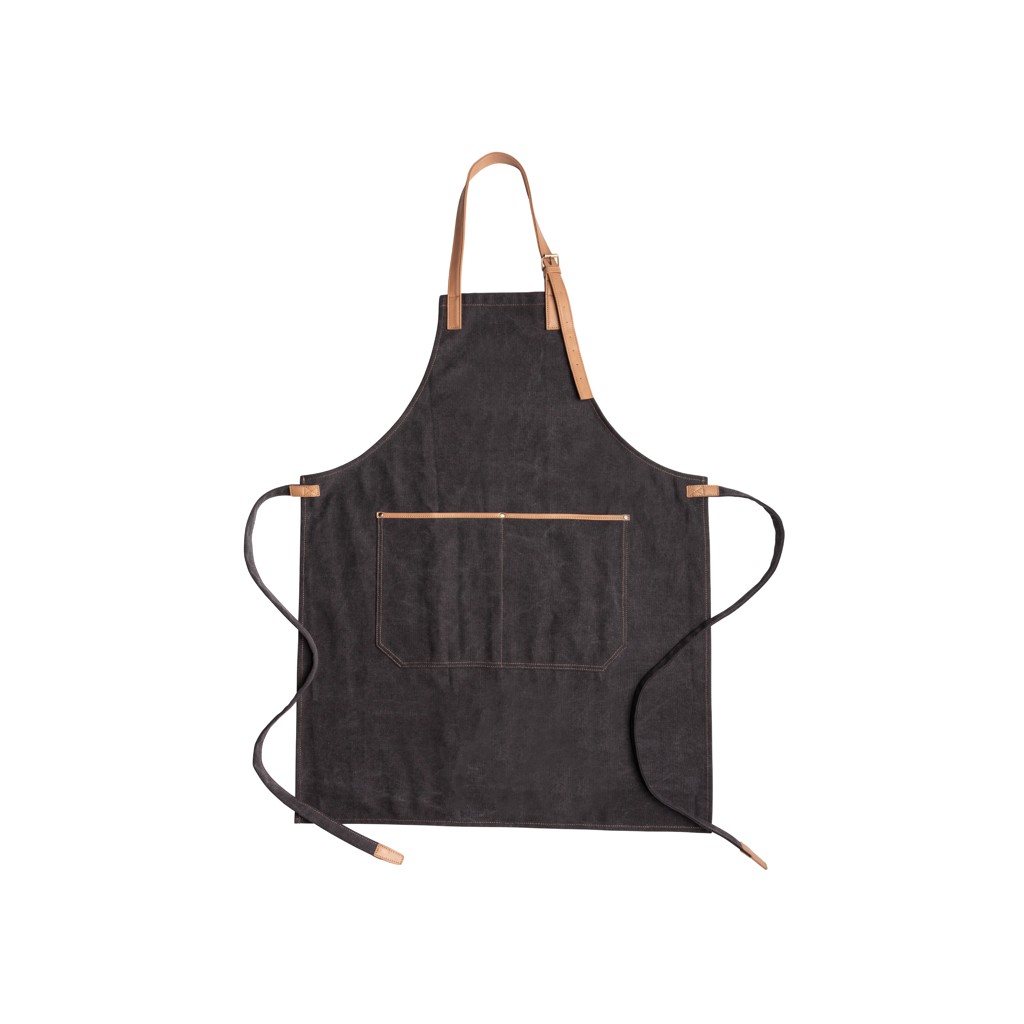 deluxe canvas chef apron with logo
