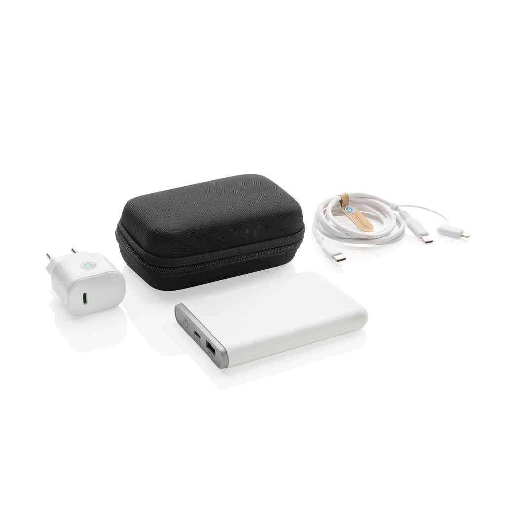 powerbank 5000 mah charging set surge 20 w with logo