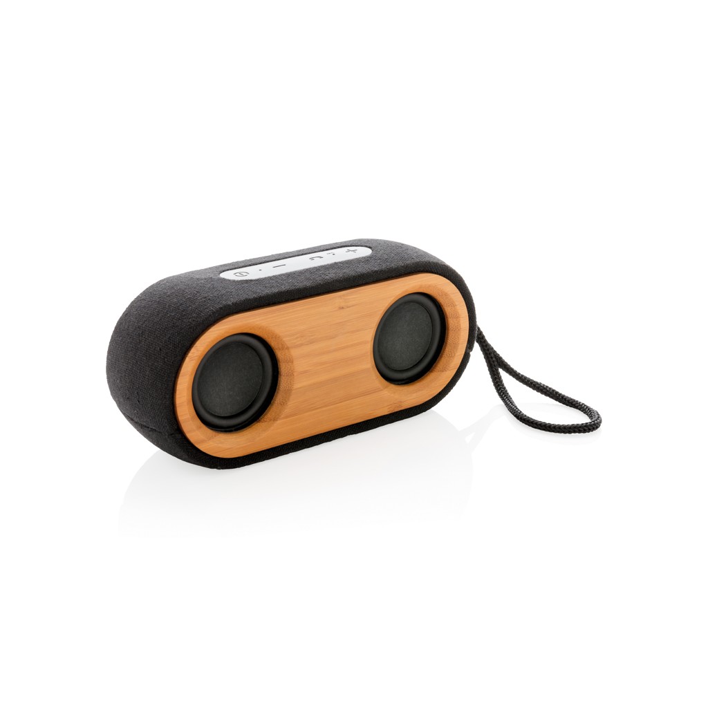 bamboo x double speaker with logo