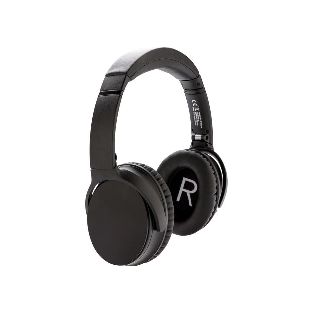 swiss peak anc headphone with logo
