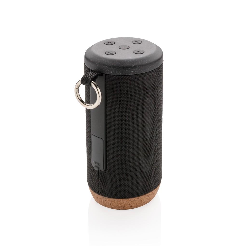 baia 10w wireless speaker, cork with logo