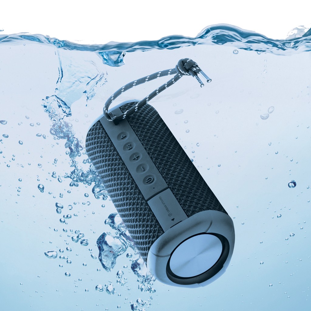 urban vitamin berkeley ipx7 waterproof 10w speaker with logo