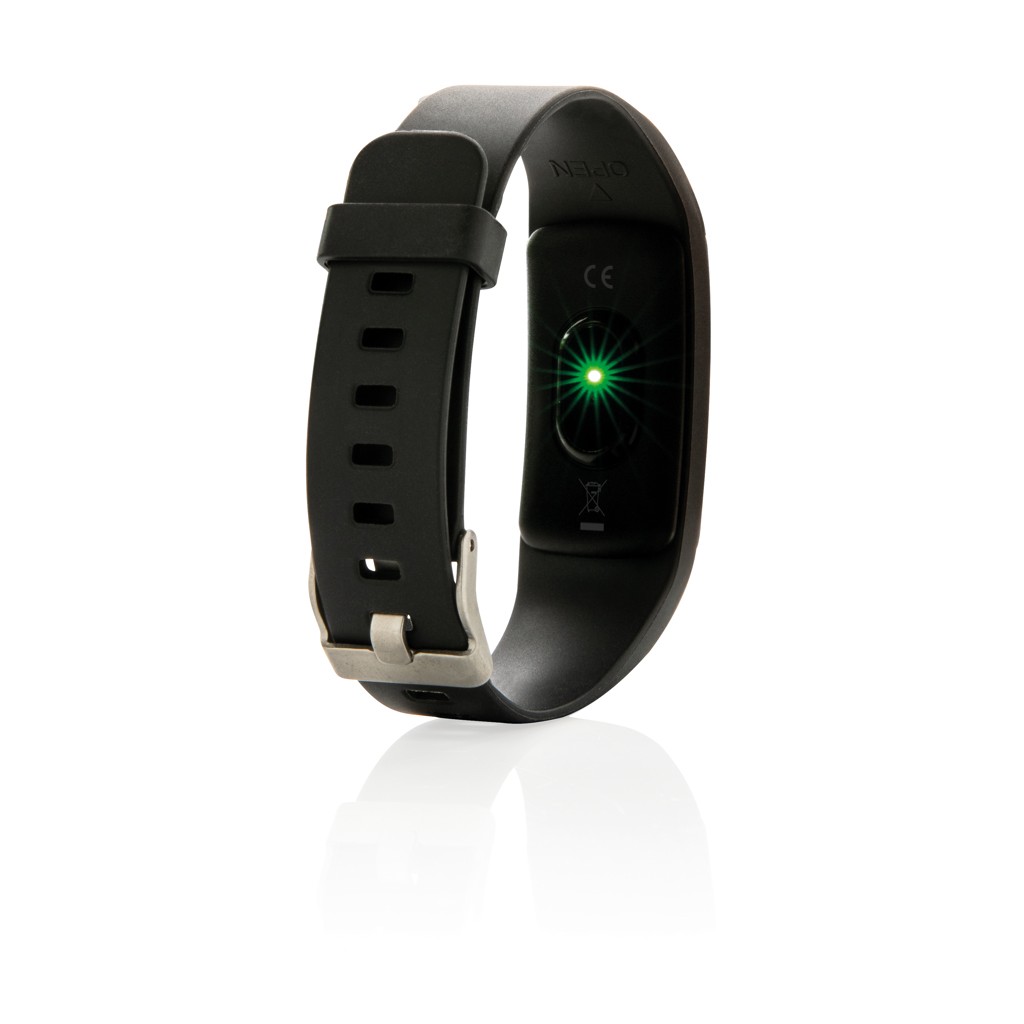 stay fit with heart rate monitor with logo