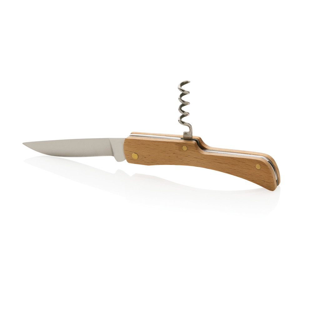 pocket knife with wine opener with logo