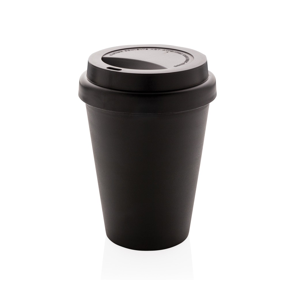 reusable double wall coffee cup 300ml with logo