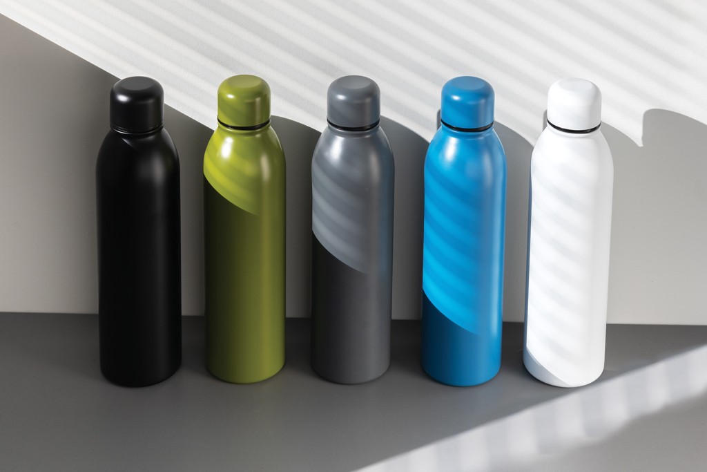 rcs recycled stainless steel vacuum bottle 500ml with logo