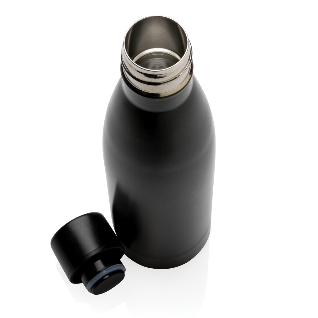 rcs recycled stainless steel solid vacuum bottle with logo