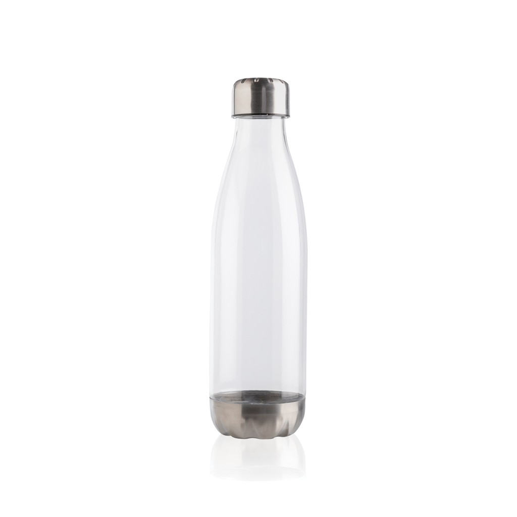 leakproof water bottle with stainless steel lid with logo