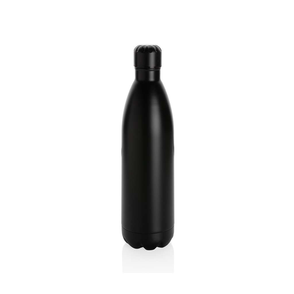 solid color vacuum stainless steel bottle 1l with logo