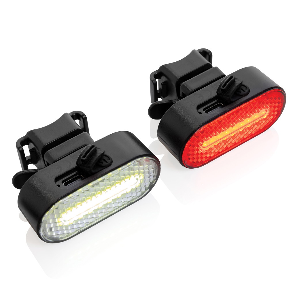 bike light set lumino rcs with logo