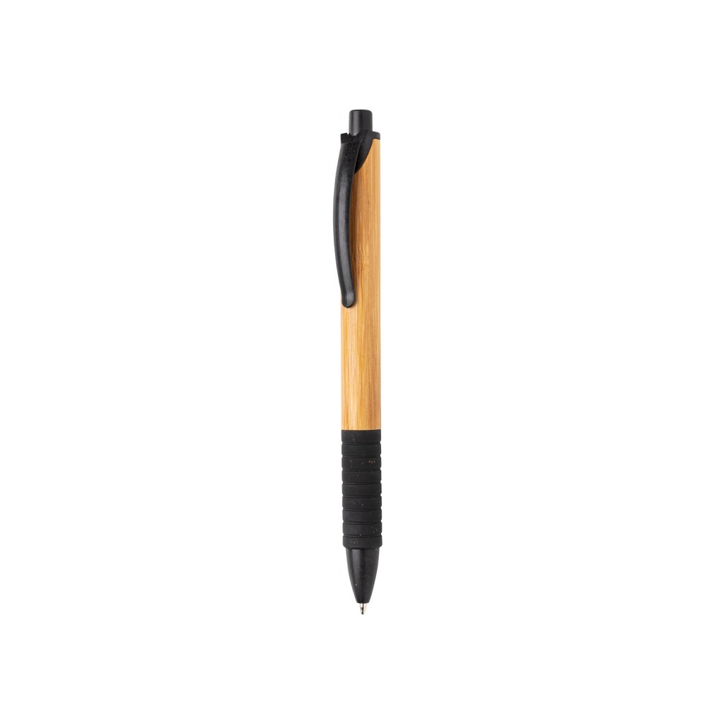 bamboo & wheat straw pen with logo