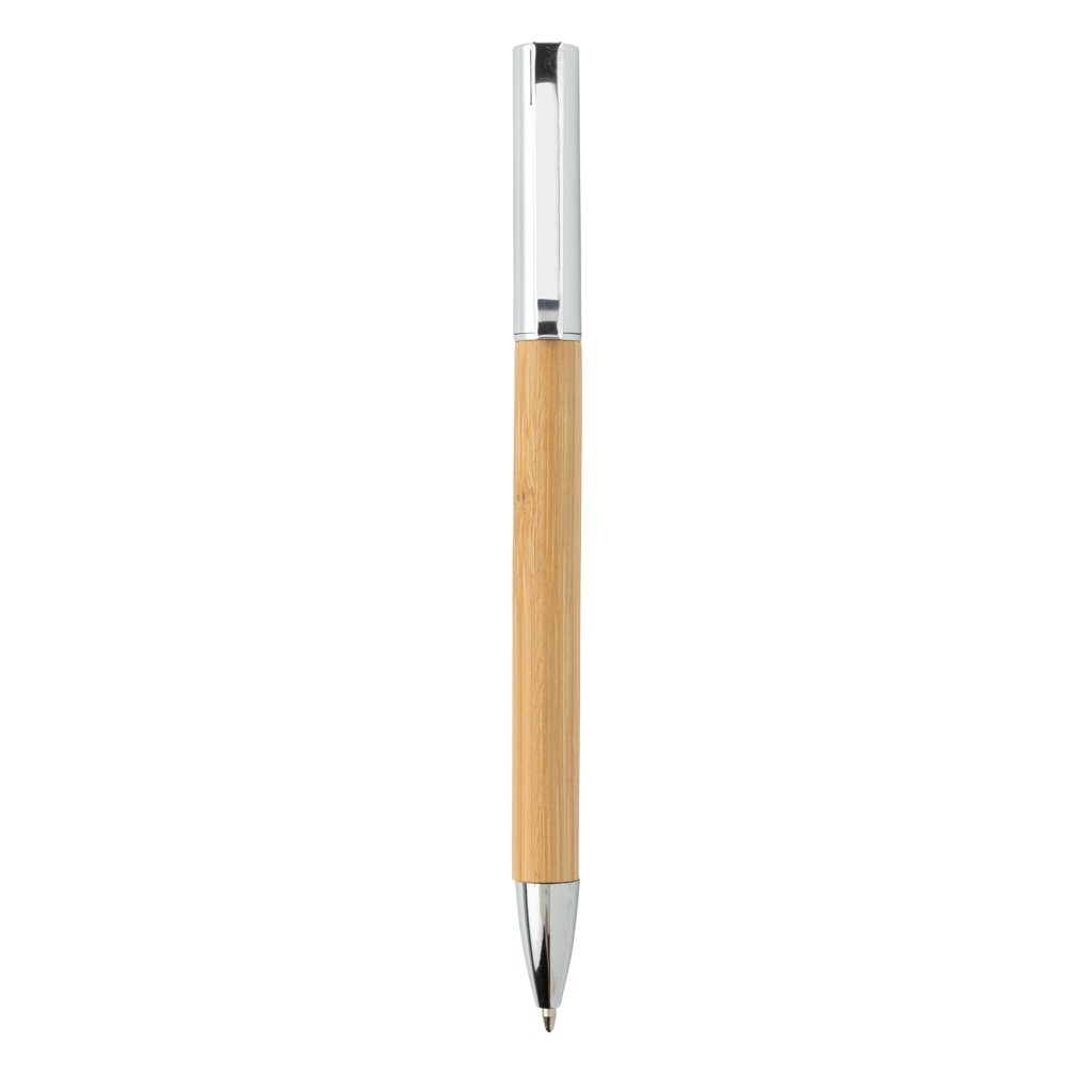 modern bamboo pen with logo