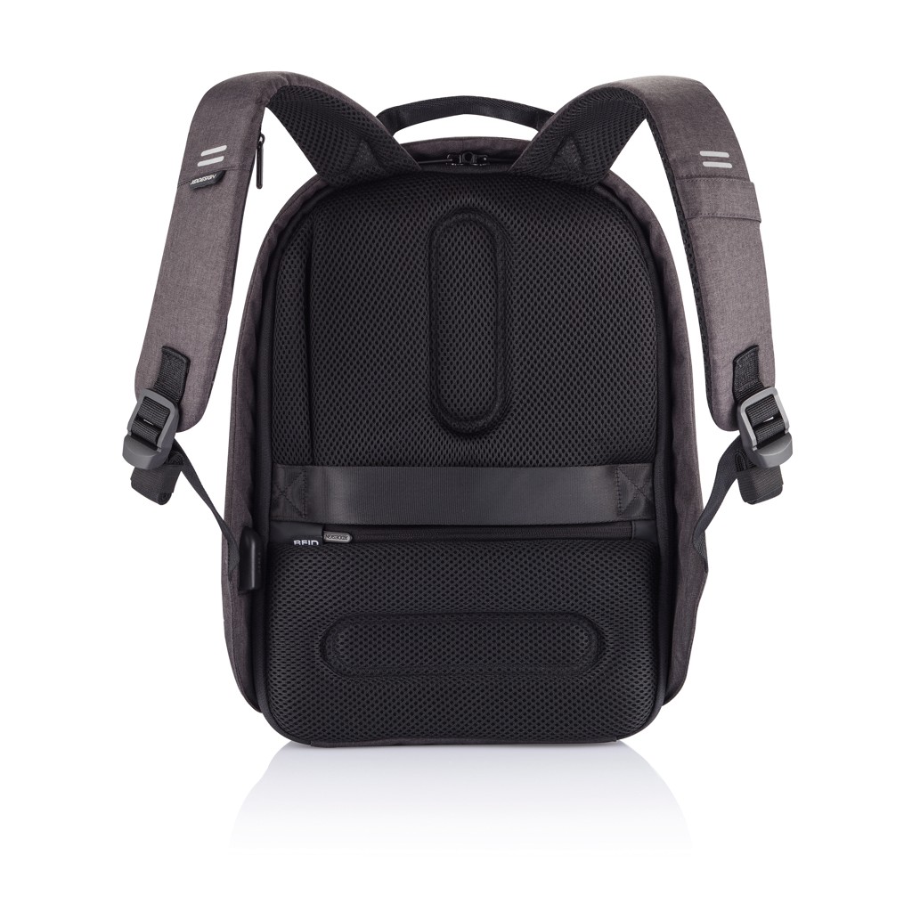 bobby hero small, anti-theft backpack with logo