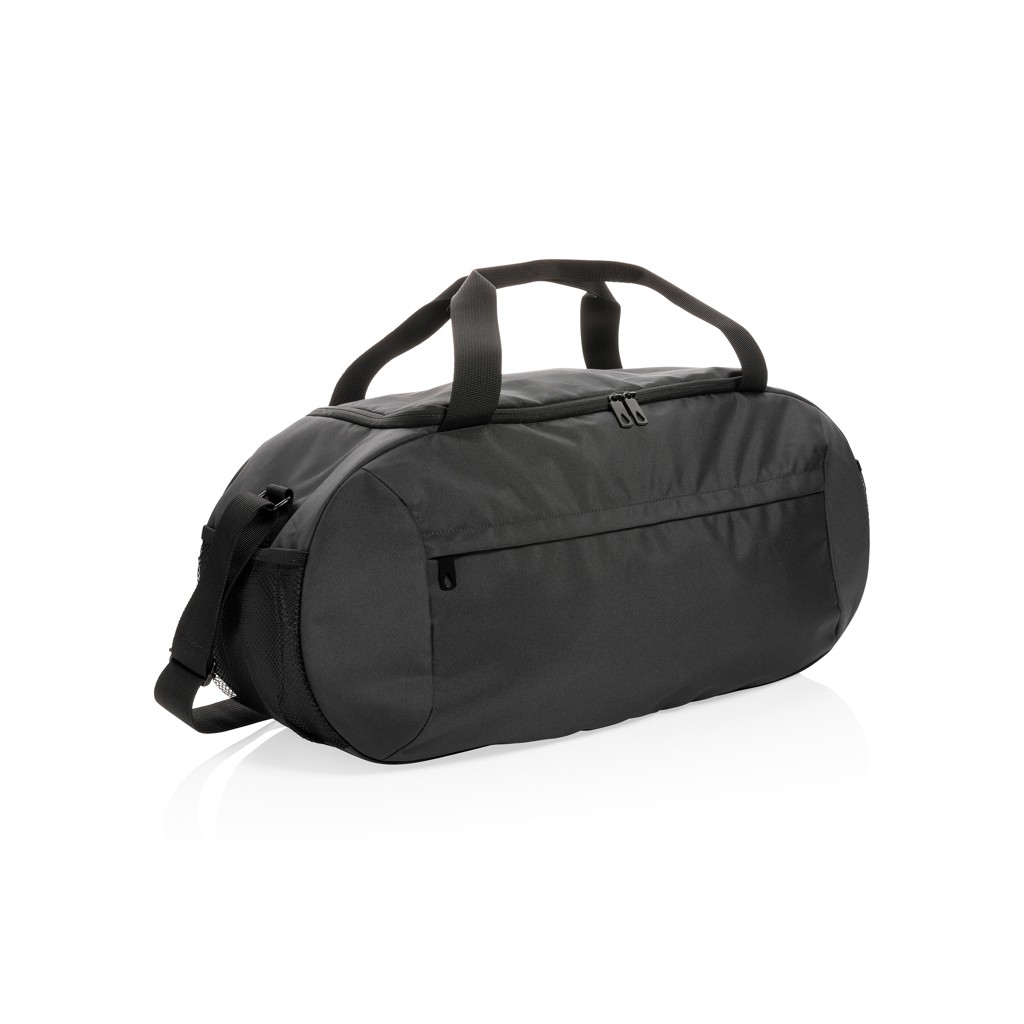 impact aware™ rpet modern sports duffle with logo