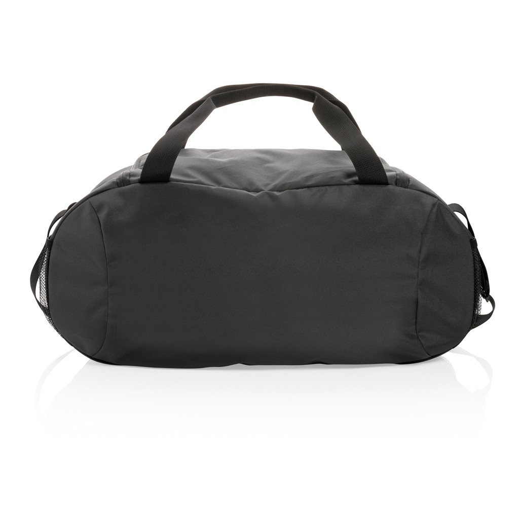 impact aware™ rpet modern sports duffle with logo