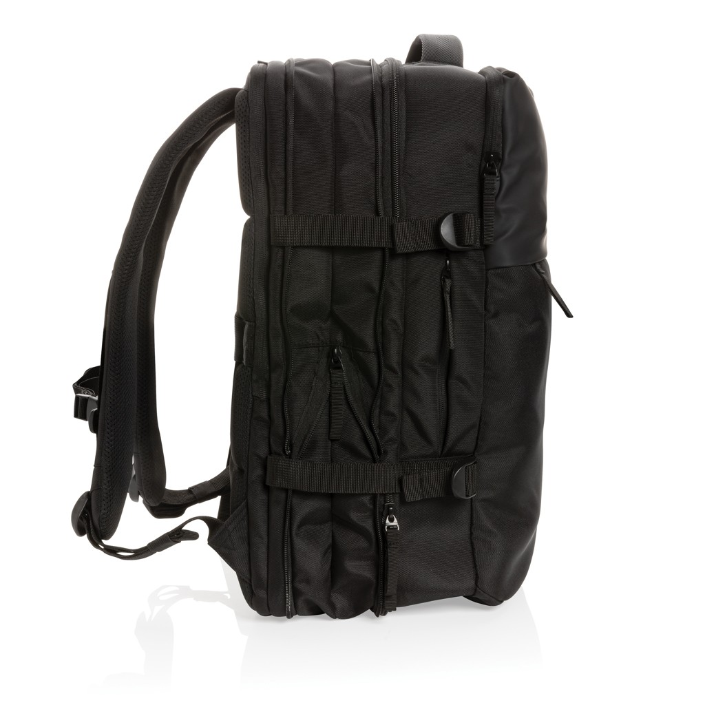 swiss peak aware™ rpet 15.6' expandable weekend backpack with logo