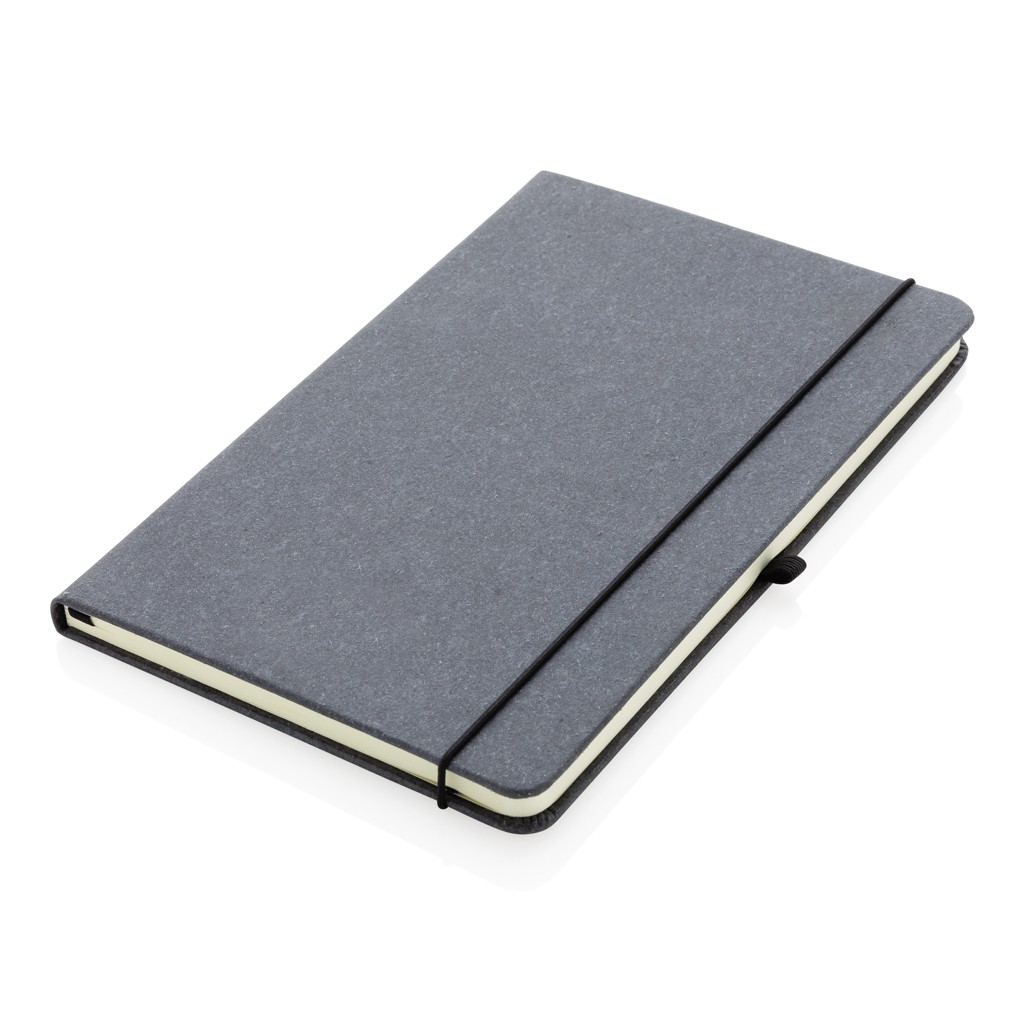 recycled leather hardcover notebook a5 with logo