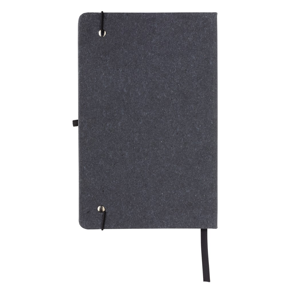 recycled leather hardcover notebook a5 with logo
