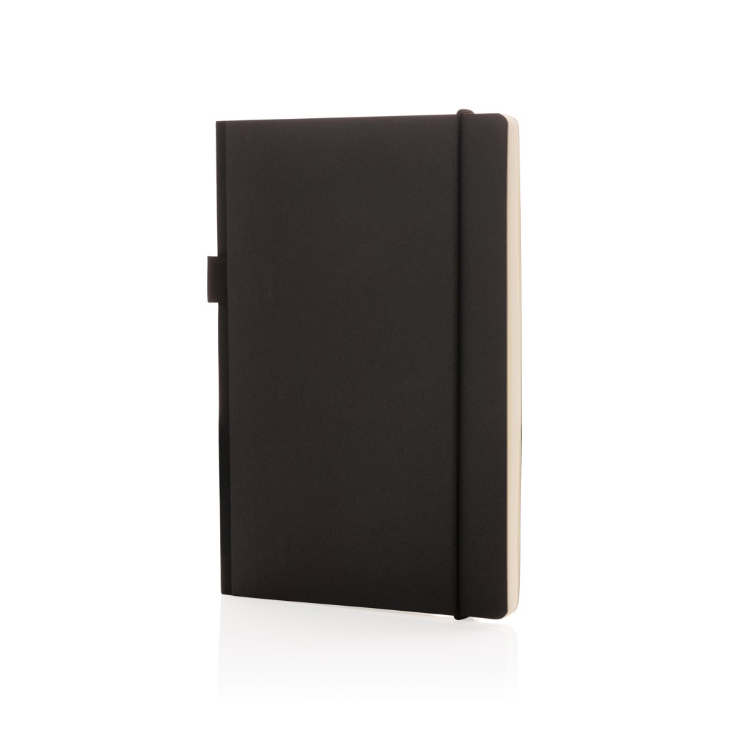 a5 deluxe kraft hardcover notebook with logo