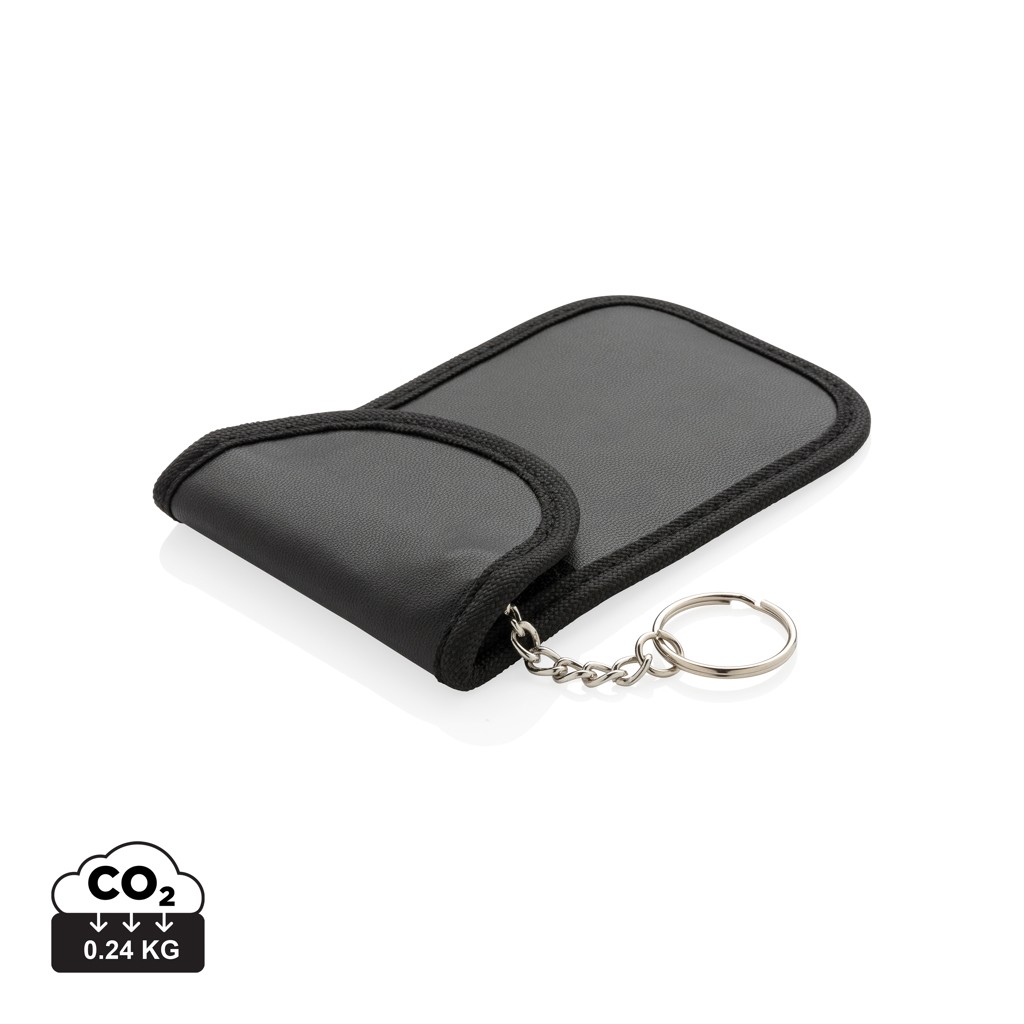 anti theft rfid car key pouch with logo