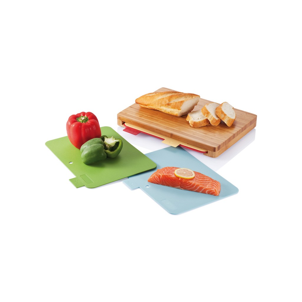cutting board with 4pcs hygienic boards with logo