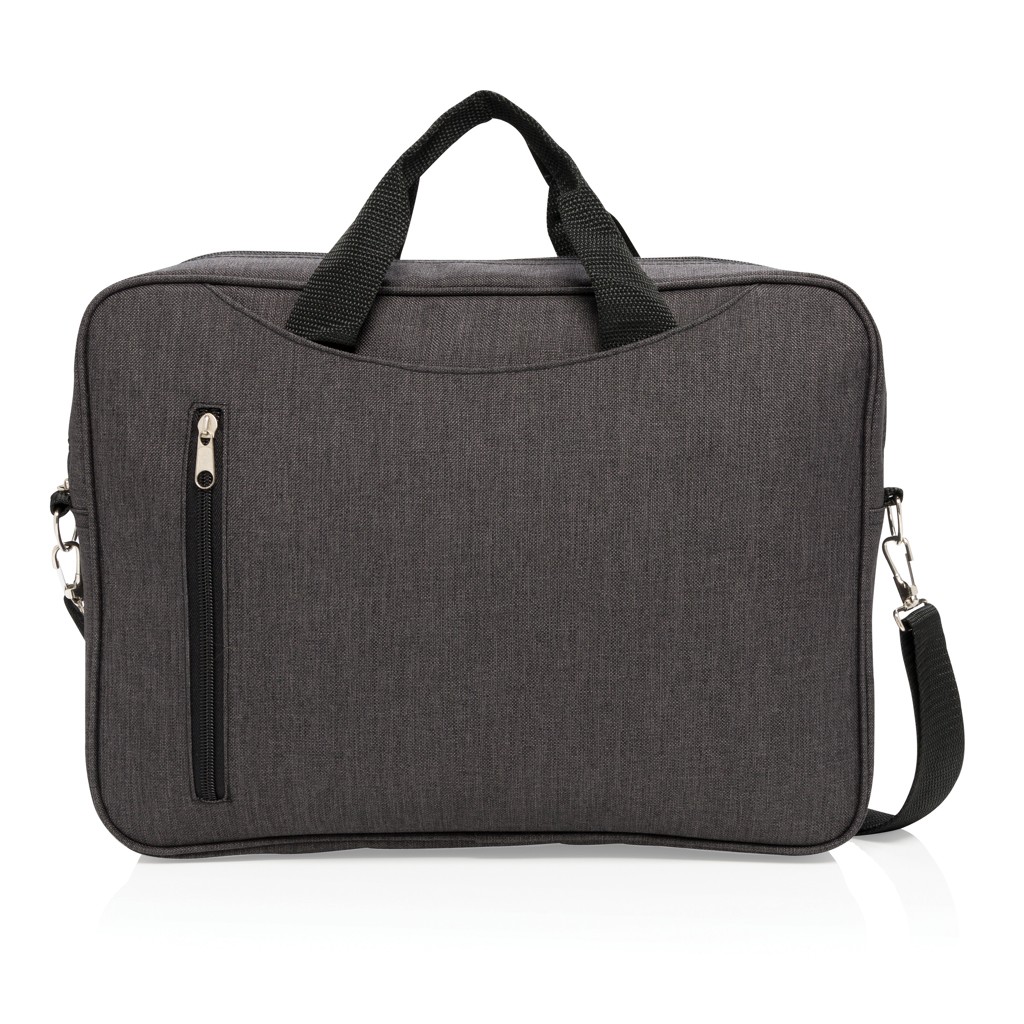 classic 15” laptop bag with logo