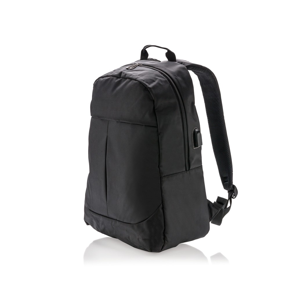 power usb laptop backpack with logo